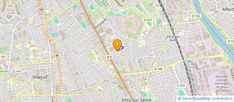 localisation de l'entreprise LAMIF  VITRY-SUR-SEINE