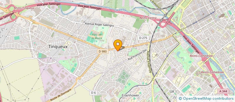 localisation de l'entreprise LAMIF  TINQUEUX