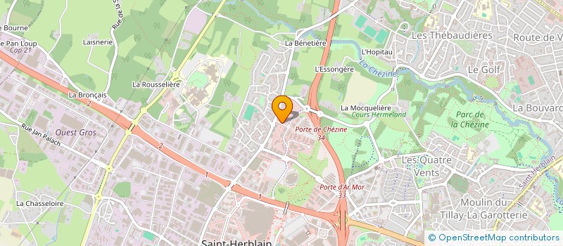 localisation de l'entreprise LAMIFLEX FRANCE à SAINT-HERBLAIN