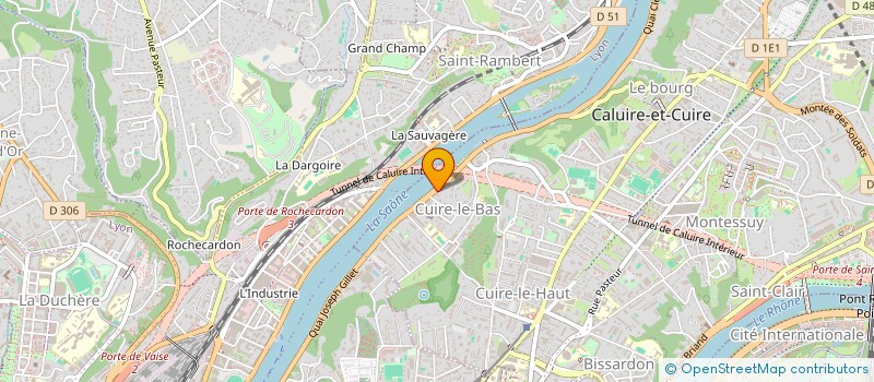 localisation de l'entreprise LAMILLE à CALUIRE-ET-CUIRE