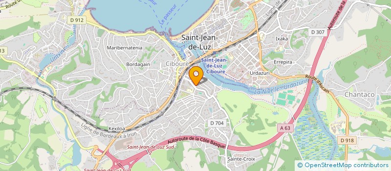 localisation de l'entreprise LAMINAK  CIBOURE