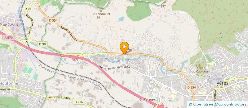 localisation de l'entreprise LAMINE MARKET  HYERES