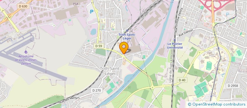 localisation de l'entreprise LAMINES MARCHANDS EUROPEENS - LME  TRITH-SAINT-LEGER