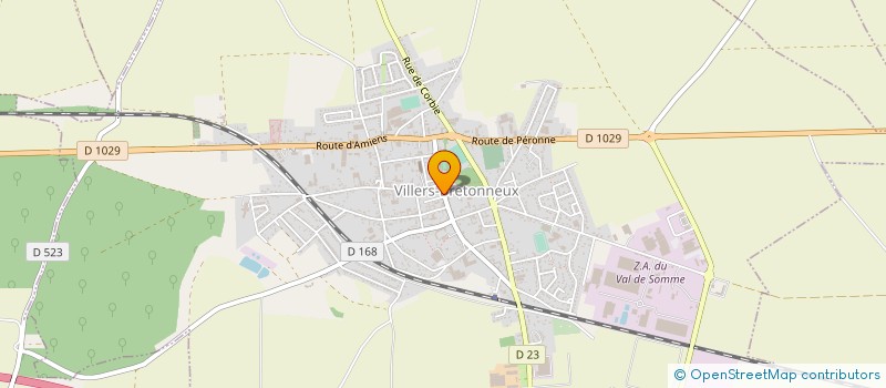 localisation de l'entreprise LAMINETTE R ET COUVREUR M à VILLERS-BRETONNEUX