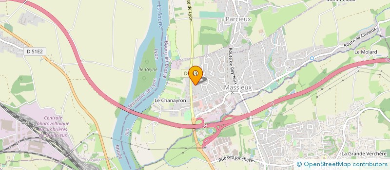 localisation de l'entreprise LAMIPOSE  MASSIEUX