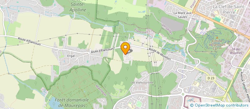 localisation de l'entreprise LAMIRAL  ELANCOURT