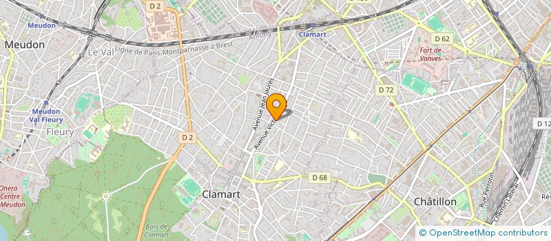 localisation de l'entreprise LAMIRAL C LEMEUR G à CLAMART
