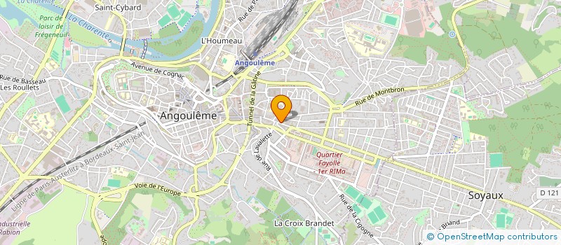 localisation de l'entreprise LAMIROB à ANGOULEME