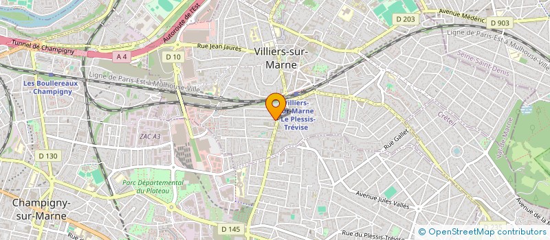 localisation de l'entreprise LAMIS DECO ET RENOVATION à VILLIERS-SUR-MARNE