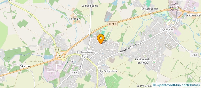 localisation de l'entreprise LAMIS MENUISERIE BOIS à CHAUMES-EN-RETZ