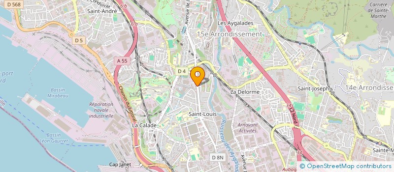 localisation de l'entreprise LAMISS PATISSERIE  MARSEILLE