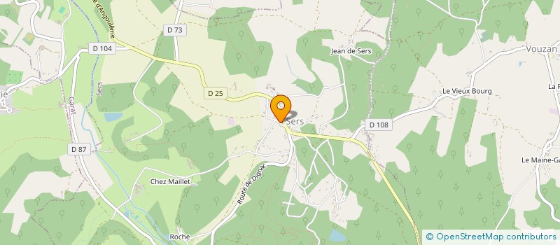 localisation de l'entreprise LAMIXERIE  SERS