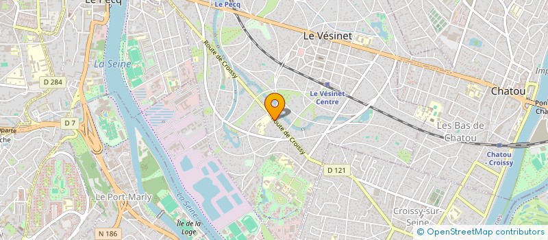 localisation de l'entreprise LAMIZON  LE VESINET