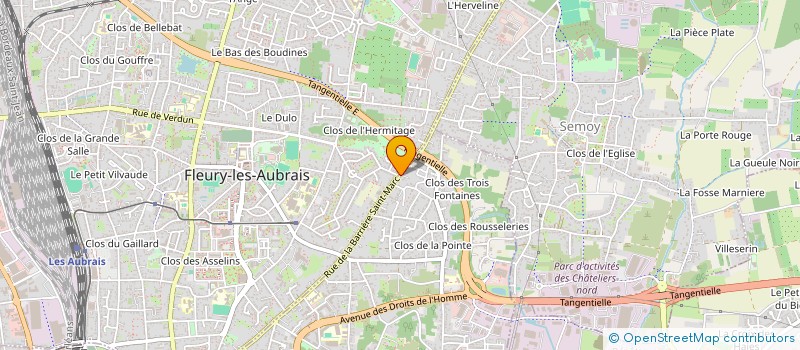 localisation de l'entreprise LAMKADMY à ORLEANS