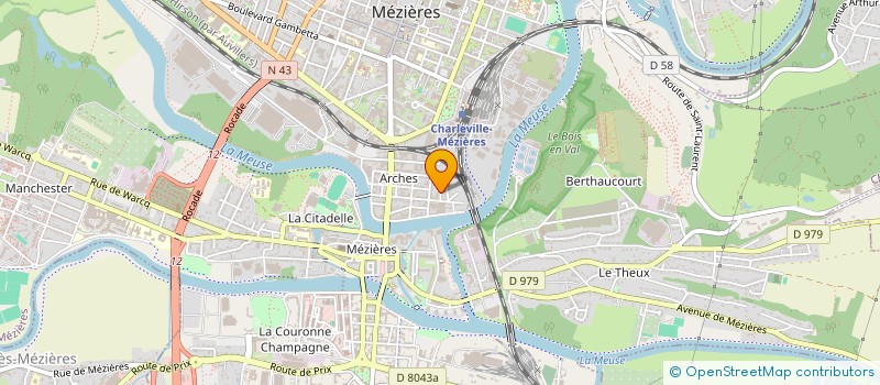 localisation de l'entreprise LAMKIR à CHARLEVILLE-MEZIERES