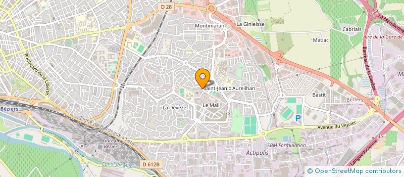 localisation de l'entreprise LAMLIH BOUCHERIE à BEZIERS