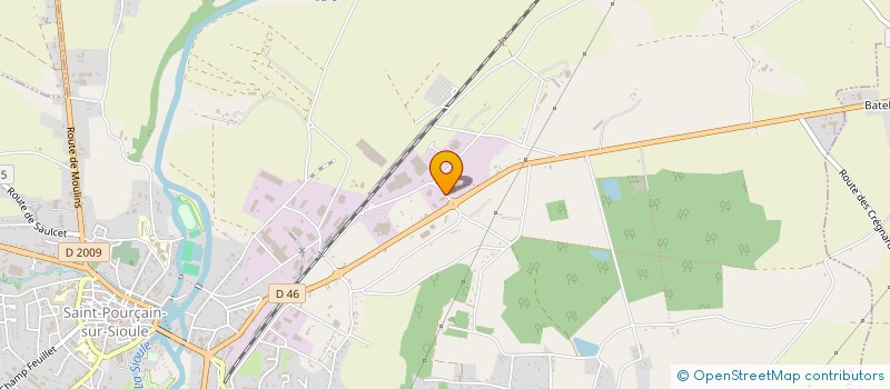 localisation de l'entreprise LAMM  SAINT-POURCAIN-SUR-SIOULE