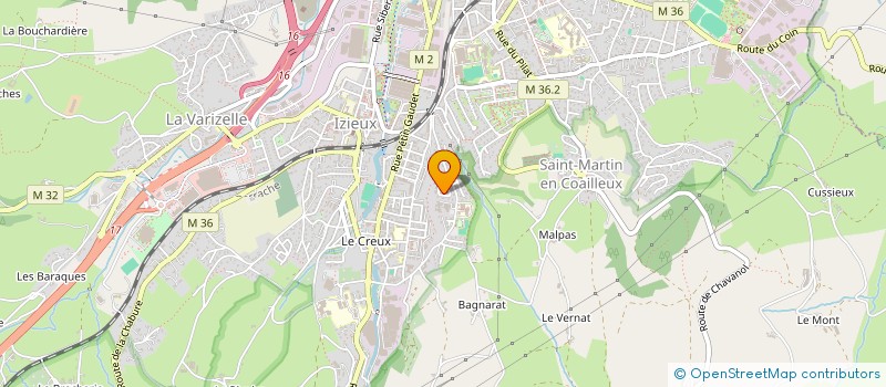 localisation de l'entreprise LAMMA SUD  SAINT-CHAMOND