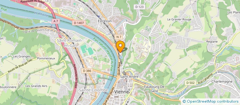 localisation de l'entreprise LAMMAA SERVICES à VIENNE
