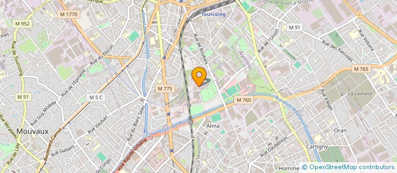 localisation de l'entreprise LAMMAR INNOVATIVE  TOURCOING