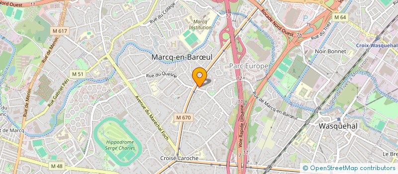 localisation de l'entreprise LAMMENS HOLDING  MARCQ-EN-BARUL