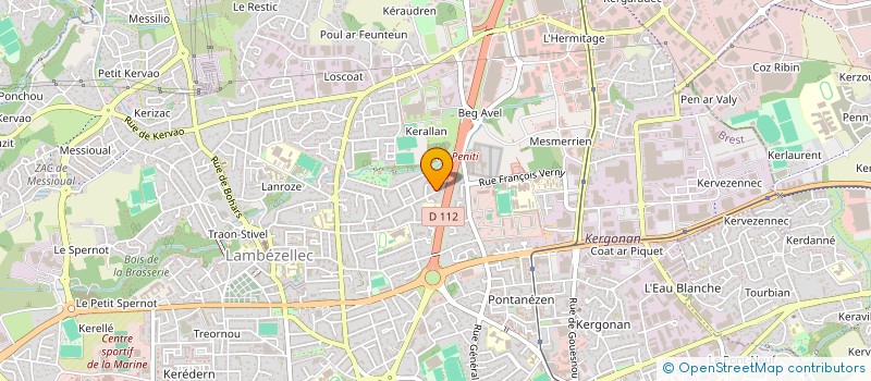 localisation de l'entreprise LAMMIMO à BREST