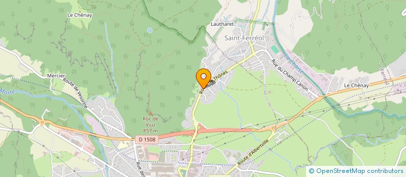 localisation de l'entreprise LAMMY SOLEIL  FAVERGES-SEYTHENEX