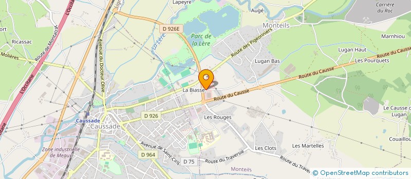 localisation de l'entreprise LAMO à MONTEILS
