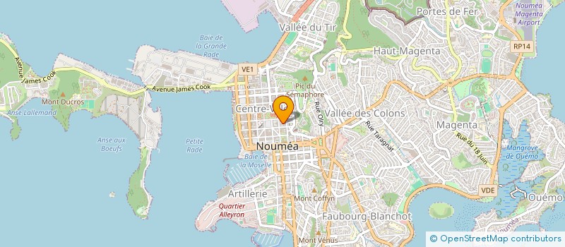 localisation de l'entreprise LAMO à NOUMEA