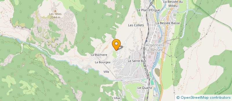 localisation de l'entreprise LAMOM  L'ARGENTIERE-LA-BESSEE