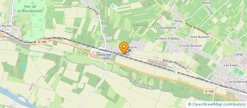 localisation de l'entreprise LAMONDJI  MONTLOUIS-SUR-LOIRE