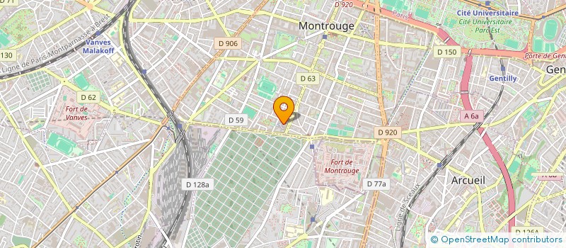 localisation de l'entreprise LAMONERIE  MONTROUGE