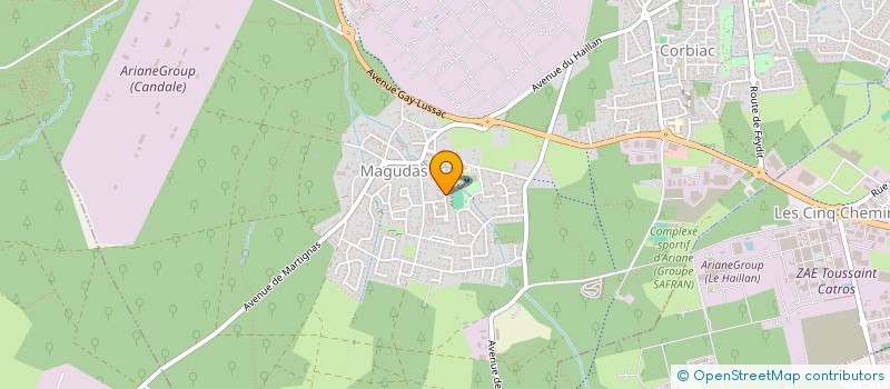 localisation de l'entreprise LAMONGIE  SAINT-MEDARD-EN-JALLES