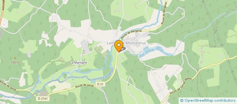 localisation de l'entreprise LAMONZIE EN SANTIAGS  LAMONZIE-MONTASTRUC