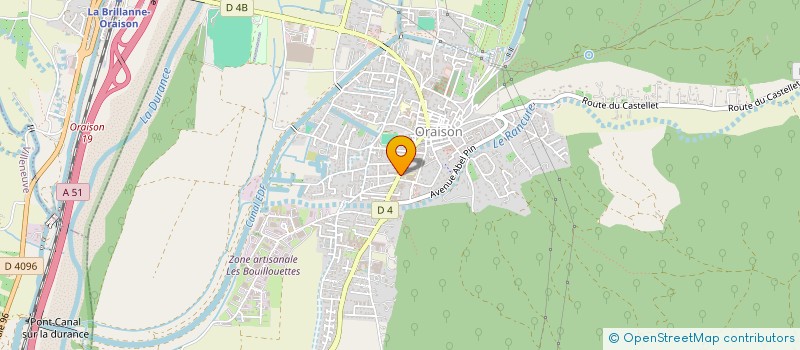 localisation de l'entreprise LAMORLETTE-LAVENU-MARNAY à ORAISON
