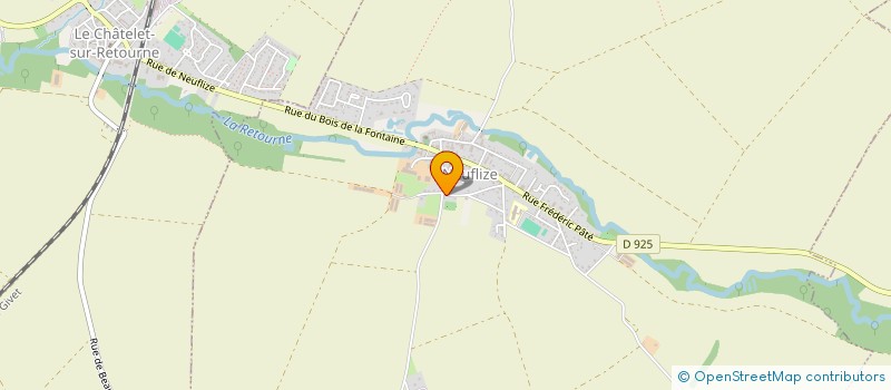 localisation de l'entreprise LAMORLETTE PAYSAGE  NEUFLIZE