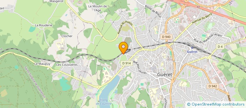 localisation de l'entreprise LAMOROSA SARL à GUERET