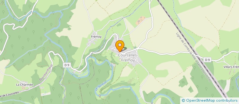 localisation de l'entreprise LAMORY SPORT AUTO  COURCELLES-FREMOY