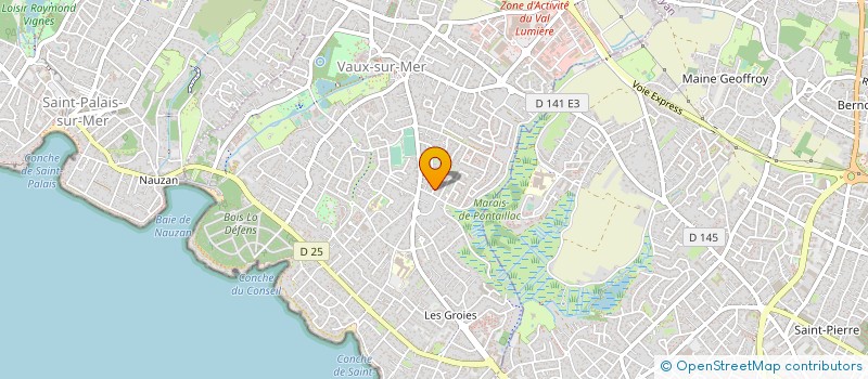 localisation de l'entreprise LAMOT  VAUX-SUR-MER