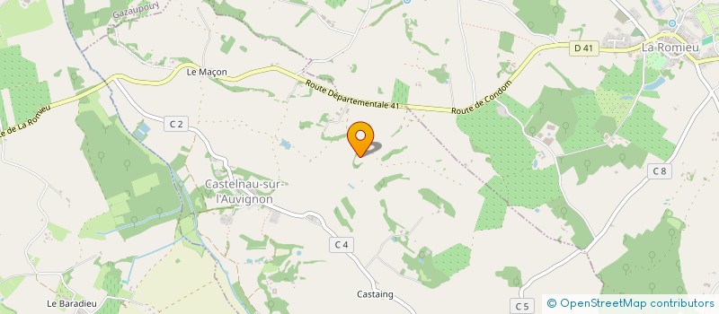 localisation de l'entreprise LAMOTHE LAURENT à CASTELNAU-SUR-L AUVIGNON