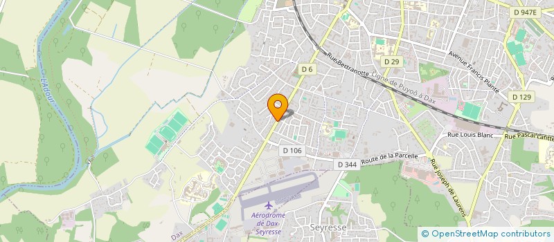 localisation de l'entreprise LAMOTHE PICQUET à DAX