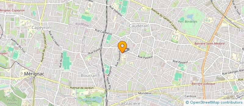 localisation de l'entreprise LAMOTHE SARL à BORDEAUX