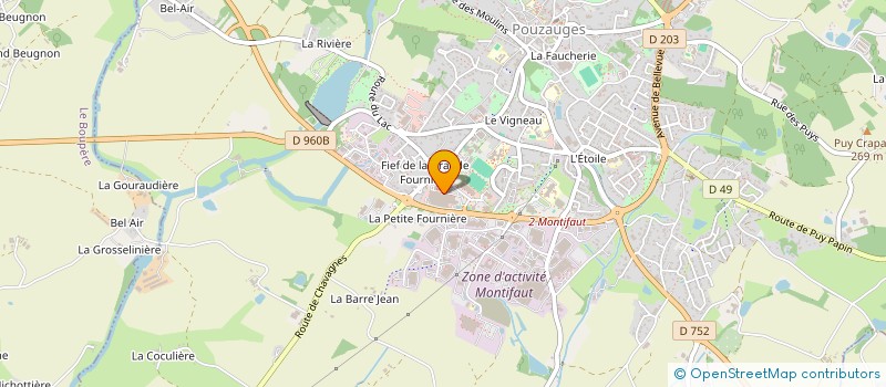 localisation de l'entreprise LAMOTHE SERVICES  POUZAUGES