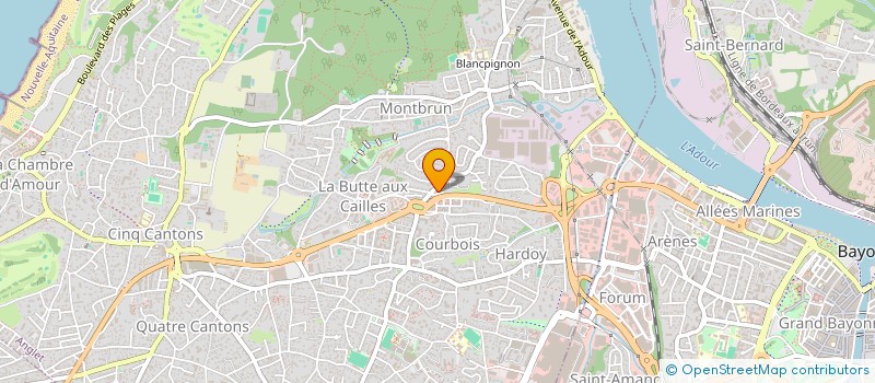 localisation de l'entreprise LAMOTTE  ANGLET