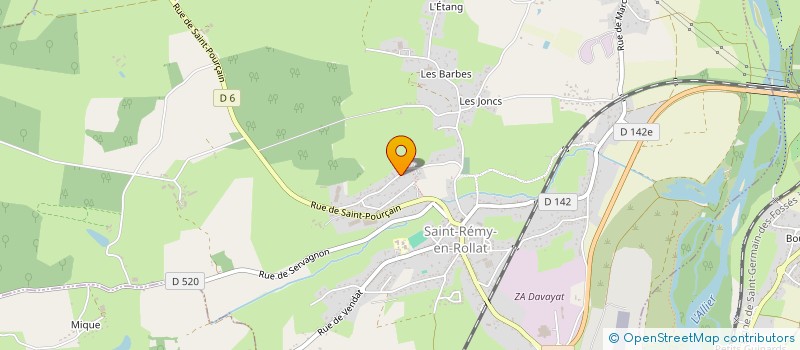 localisation de l'entreprise LAMOTTE  SAINT-REMY-EN-ROLLAT