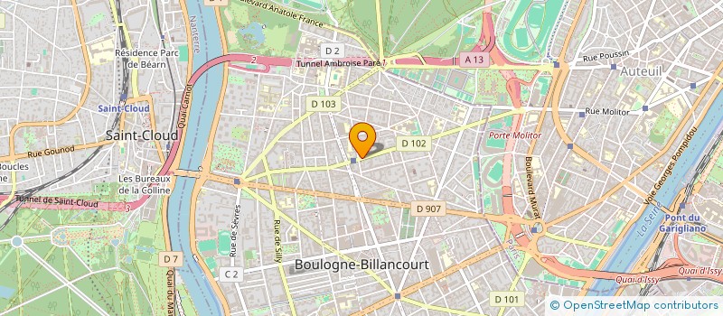 localisation de l'entreprise LAMOTTE DIAGNOSTICS à BOULOGNE-BILLANCOURT