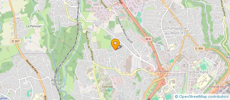 localisation de l'entreprise LAMOTTE FRANK SARL  ECULLY