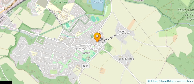 localisation de l'entreprise LAMOTTE&FRERES  LE MESNIL-SAINT-DENIS