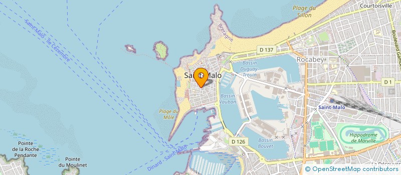 localisation de l'entreprise LAMOTTE HOLDING  SAINT-MALO