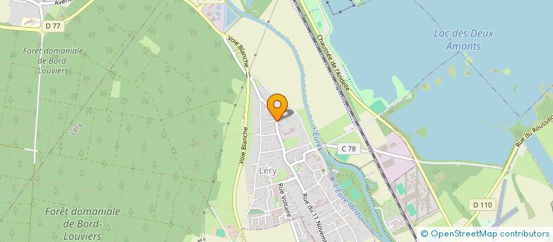 localisation de l'entreprise LAMOTTE MAINTENANCE & ETUDES TECHNIQUES  LERY